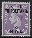 SG.T19 Tripolitania  6L on 3d pale violet. mounted mint
