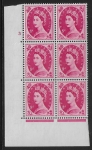 S121 8d crowns wmk. Cyld. 3 no dot perf E/I mounted mint..