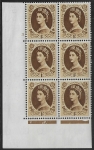 S138 1/-  crowns wmk. Cyld. 3 no dot perf E/I mounted mint..