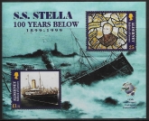 1999 Alderney  SG. MSA124 Cent. Wreck of Stella (Mail Steamer) U/M (MNH)