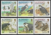2000 Alderney  SG. A140-5  Endangered Species- Peregrine Falcon. U/M (MNH)