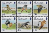 2004 Alderney  A.235-40  Migrating Birds (3rd series) Passerines. U/M (MNH)