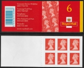 MB1a  6 x 1st (2001 containing sg 2040) 'Cod Post'   added to 'Ffon Testun' on back. Walsall