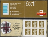 MB4e 6 x 1st Issued 2007 containing sg 2295   with Harry Potter advert inside. Walsall