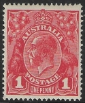 1918  Australia  SG.53  1d rose-red Die 3  Mounted Mint