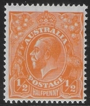 1928  Australia  SG.94  ½d orange U/M (MNH)
