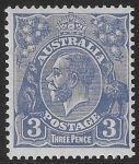 1932  Australia  SG.128  3d ultramarine U/M (MNH)