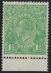 1923  Australia  SG61 1½d Green Unmounted Mint