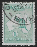 1913  Australia  SG.11  1/-  emerald.  used