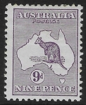 1913  Australia  SG.10 9d violet  mounted mint