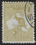 1913  Australia  SG.5  3d olive  used