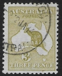 1913  Australia  SG.5  3d olive  used