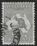 1913  Australia  SG.3  2d  grey    used.