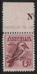 1913  Australia  SG.19 6d claret 'Kookaburra' .  U/M (MNH)