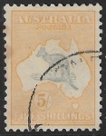 1935  Australia  SG.135  5/- grey & yellow  fine used