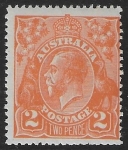 1920  Australia  SG.62  2d brown-orange.  U/M (MNH)