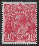1926  Australia  SG.87  1½d. scarlet.  mounted mint.
