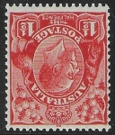 1926  Australia  SG.96w  1½d. scarlet.  inverted watermark. U/M (MNH)