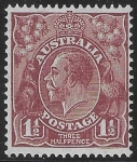 1936  Australia  SG.126 1½d  red-brown . U/M (MNH)