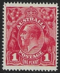 1914  Australia  SG.21  1d carmine-red perf 14¼  U/M (MNH)