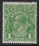 1924  Australia  SG.76 1d sage green. U/M (MNH)