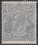 1924  Australia  SG.79  3d dull ultramarine.  U/M (MNH)