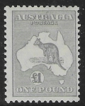 1935  Australia  SG.137  £1. grey  mounted mint.