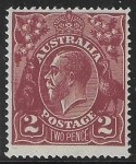 1924  Australia  SG.78a  2d bright red-brown.  U/M (MNH)