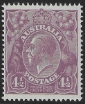 1924  Australia  SG.81  4½d. violet.  U/M (MNH)