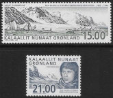 2003 Greenland SG.425-6 Centenary of Danish Literary Expedition U/M (MNH)