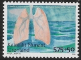 2008 Greenland SG.555 National Campaign against Tubercolosis U/M (MNH)