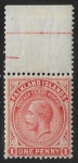 1925 Falkland Islands SG.74b 1d orange-vermilion . U/M (MNH)