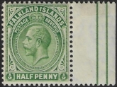 1925 Falkland Islands SG.73a  ½d green.  mounted mint