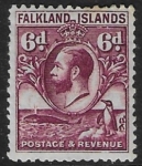 1936 Falkland Islands SG.121a 6d reddish purple.  U/M (MNH)