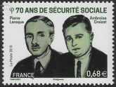 2016 France SG.5849  70th Anniv. Social Security in France.  U/M (MNH)