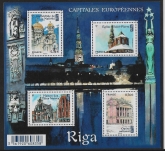 2015 France MS.5758 European Capitals - Riga. U/M (MNH)