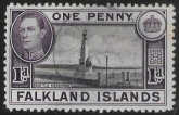 1941  Falkland Islands. SG.148 1d black & violet.  fine used