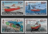 2022 British Antarctic - SG.824-27  RRS Sir David Attenborough Maiden Voyage. set v4 values , U/M (MNH)