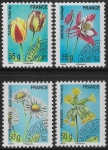 2011 France SG5001-4 Flowers Pre-cancelled Set of 4 Values U/M (MNH)