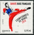2013 France SG5493 World Savate French Boxing Championship U/M (MNH)