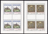 1976 Czechoslovakia - SG.2305-6  Prage Castle  12th series, in sheetlets of 4   U/M  (MNH)