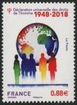 2018 France SG.6555 70th Anniv of Universal Declaration of Human Rights U/M (MNH)