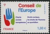 2016 France C75 Council of Europe U/M (MNH)