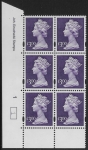 Y1802 (UC16)  Enschéde £3.00 dull violet  Cyld. 1 no dot (1)  U/M (MNH)