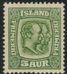 1914 Iceland SG112 5a green U/M (MNH)