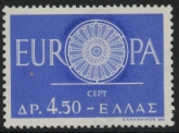 1960 Greece SG.848 First Anniv of European Postal Conf. U/M (MNH)