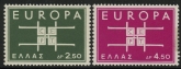 1963 Greece SG.927-8 Europa Set of 2 Values U/M (MNH)