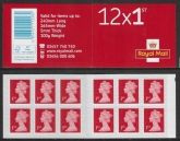 MF9a 12 x 1st brt scarlet  SG.U3029  code 'MTIL' M17L '  SBP L/s.(Walsall) U/M (MNH)