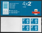 RA2c  4 x 2nd Large  brt. blue code MFIL MA11  (U3032) Logo added Walsall.