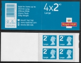 RA4a  4 x 2nd Large  brt. blue code MFIL M21L  SBP s/L New Font (U3032)  Walsall.